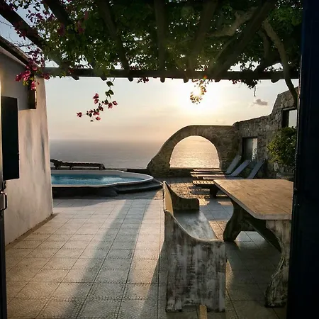 Erato & Clio ! Amazing View Of Aegean Sea And Islands וילה