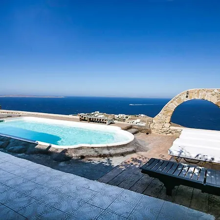 Erato & Clio ! Amazing View Of Aegean Sea And Islands וילה