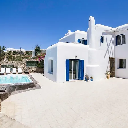 וילה Erato & Clio ! Amazing View Of Aegean Sea And Islands Mykonos Town